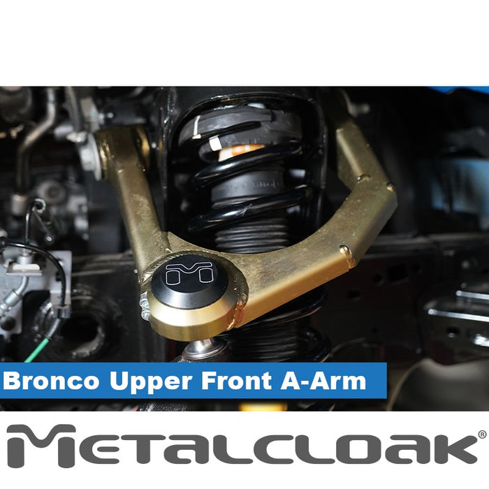 Bronco 6G 2.5"- 4" Game-Changer Suspension & Lift Kit, Durotrak A-Arms, RockSport BLACK Edition