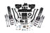 4 Inch Lift Kit w/ 4-Link | Extended Travel | Ram 2500 (25-27) 4WD | Diesel