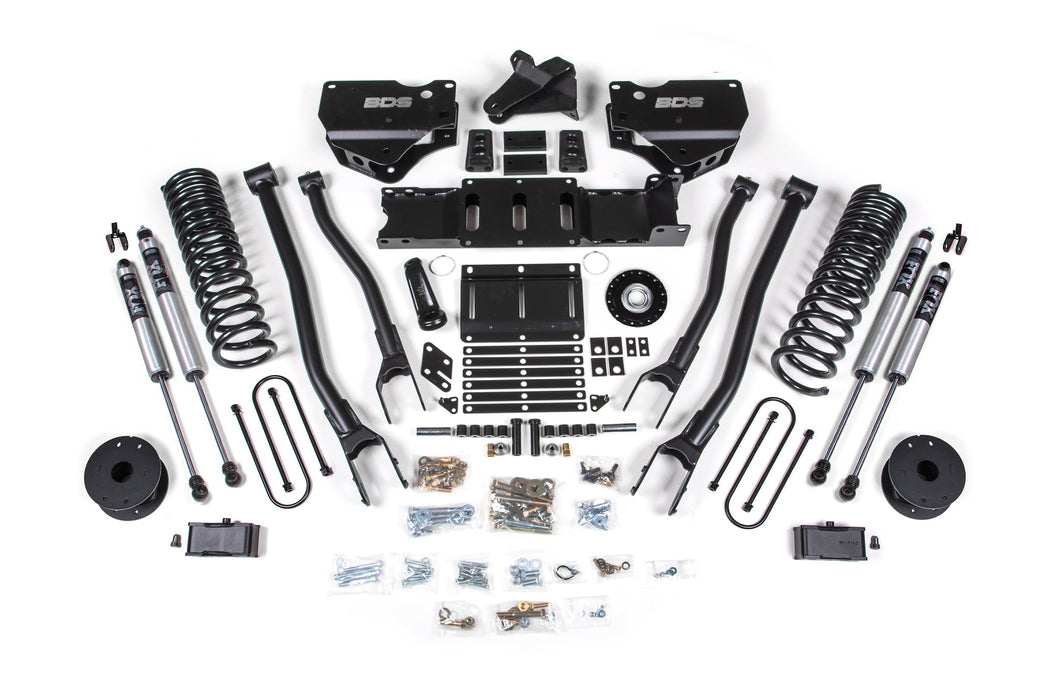 4 Inch Lift Kit w/ 4-Link | Extended Travel | Ram 3500 (25-27) 4WD | Gas