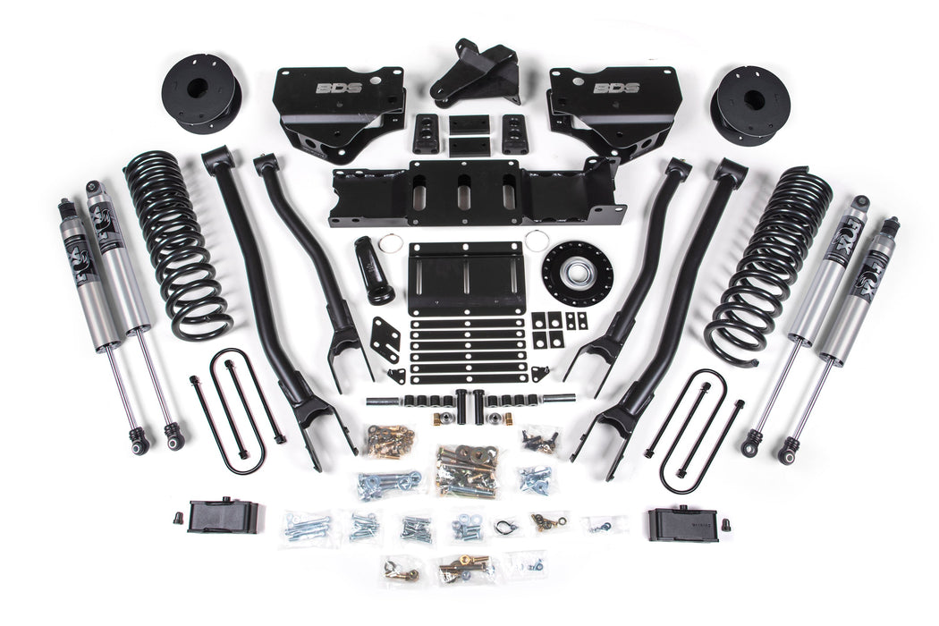 4 Inch Lift Kit w/ 4-Link | Extended Travel | Ram 3500 (25-27) 4WD | Gas