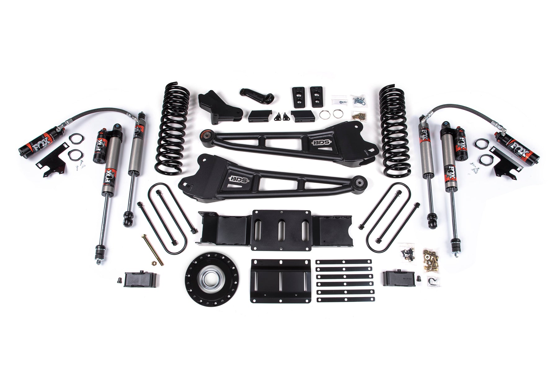 4 Inch Lift Kit w/ Radius Arm | Extended Travel | Ram 3500 (25-27) 4WD | Gas