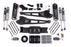 4 Inch Lift Kit w/ Radius Arm | Extended Travel | Ram 3500 (25-27) 4WD | Gas