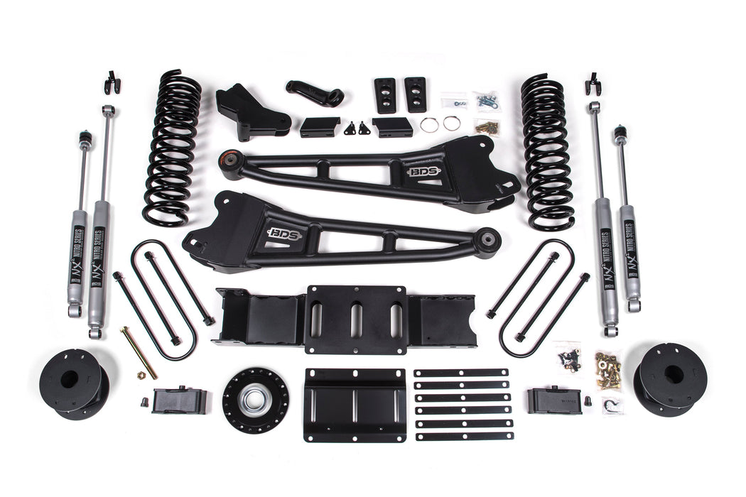 4 Inch Lift Kit w/ Radius Arm | Extended Travel | Ram 3500 (25-27) 4WD | Gas