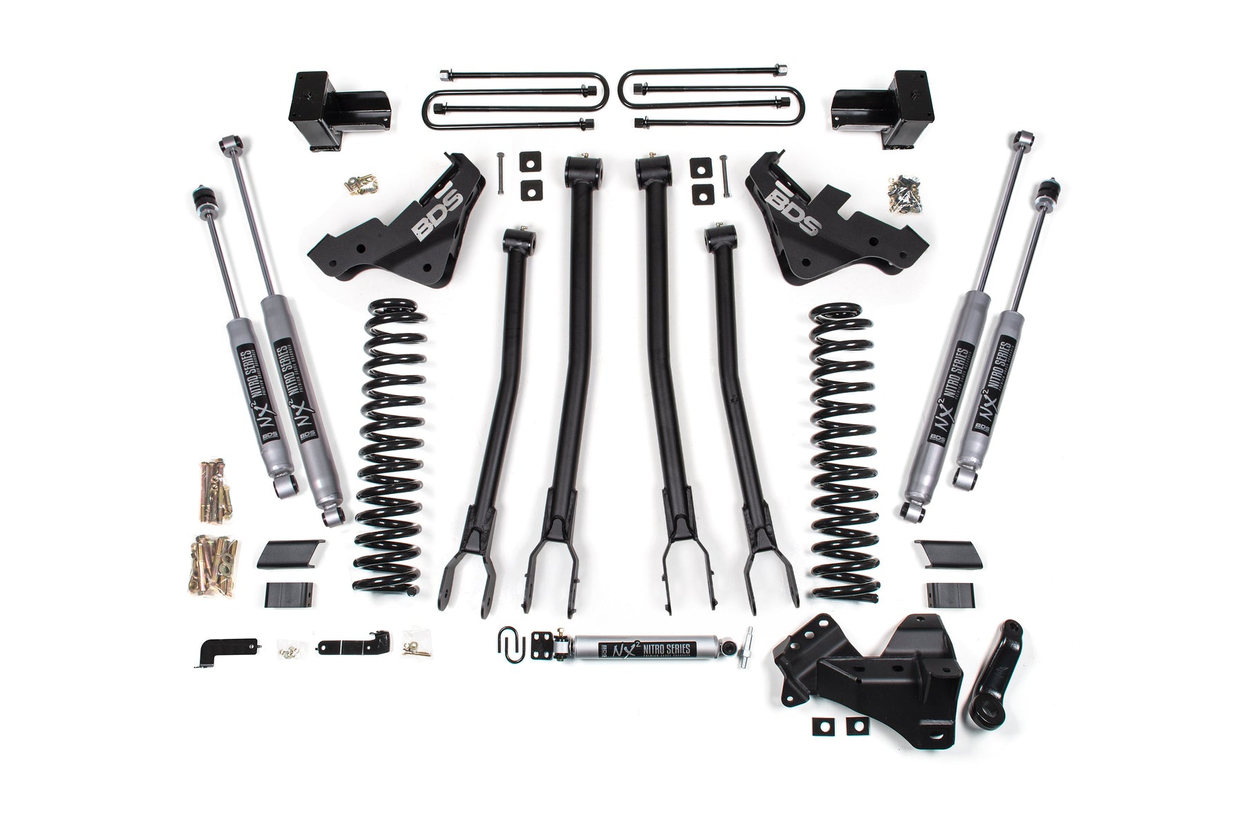 5 Inch Lift Kit w/ 4-Link | Ford F250/F350 Super Duty (23-27) 4WD | Diesel