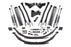 5 Inch Lift Kit w/ 4-Link | Ford F250/F350 Super Duty (23-27) 4WD | Gas