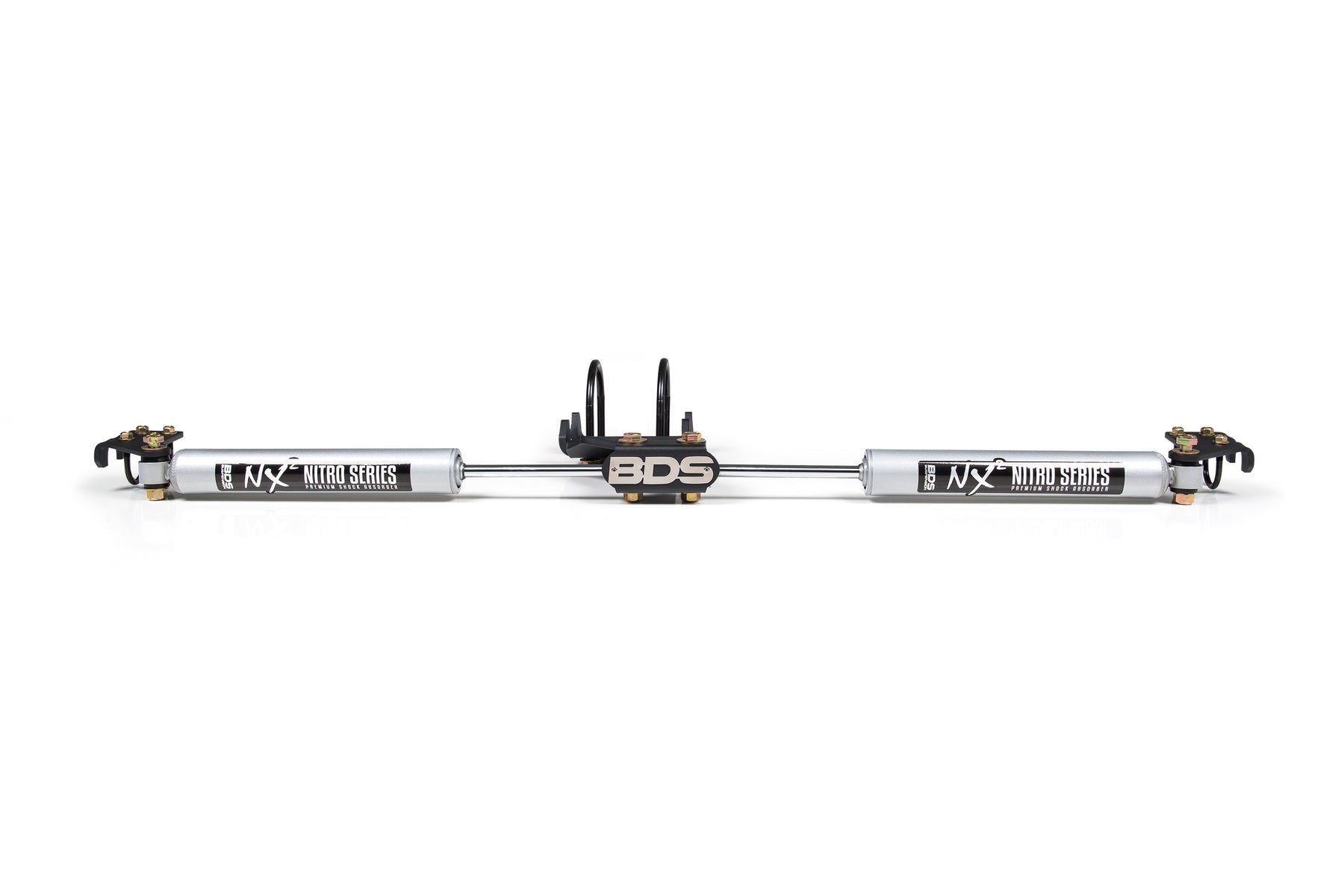 Dual Steering Stabilizer Kit w/ NX2 Shocks | Fits 2.5-9 Inch Lift | Ford F250/F350 Super Duty (05-27) 4WD