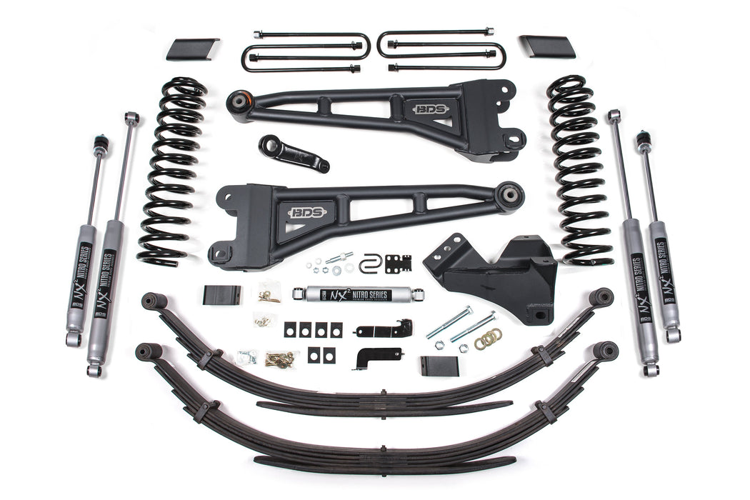 4 Inch Lift Kit w/ Radius Arm | Ford F250/F350 Super Duty (17-19) 4WD | Gas