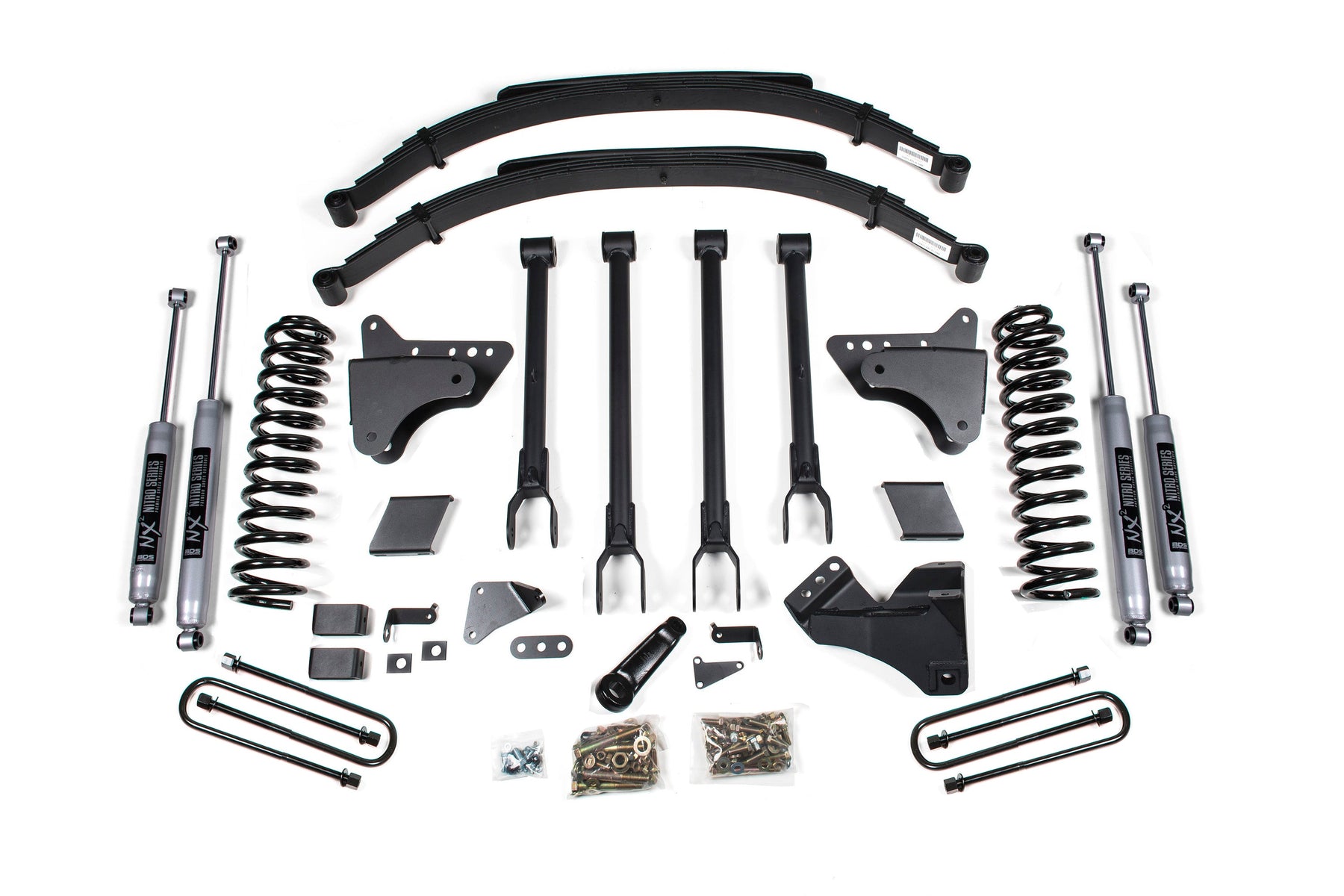 6 Inch Lift Kit w/ 4-Link | Ford F250/F350 Super Duty (11-16) 4WD | Gas