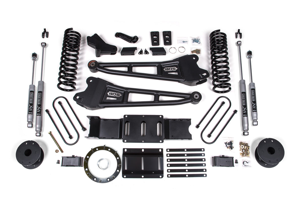 4 Inch Lift Kit w/ Radius Arm | Ram 3500 w/ Rear Air Ride (19-24) 4WD | Diesel