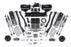 4 Inch Lift Kit w/ 4-Link | Ram 3500 w/ Rear Air Ride (19-24) 4WD | Diesel