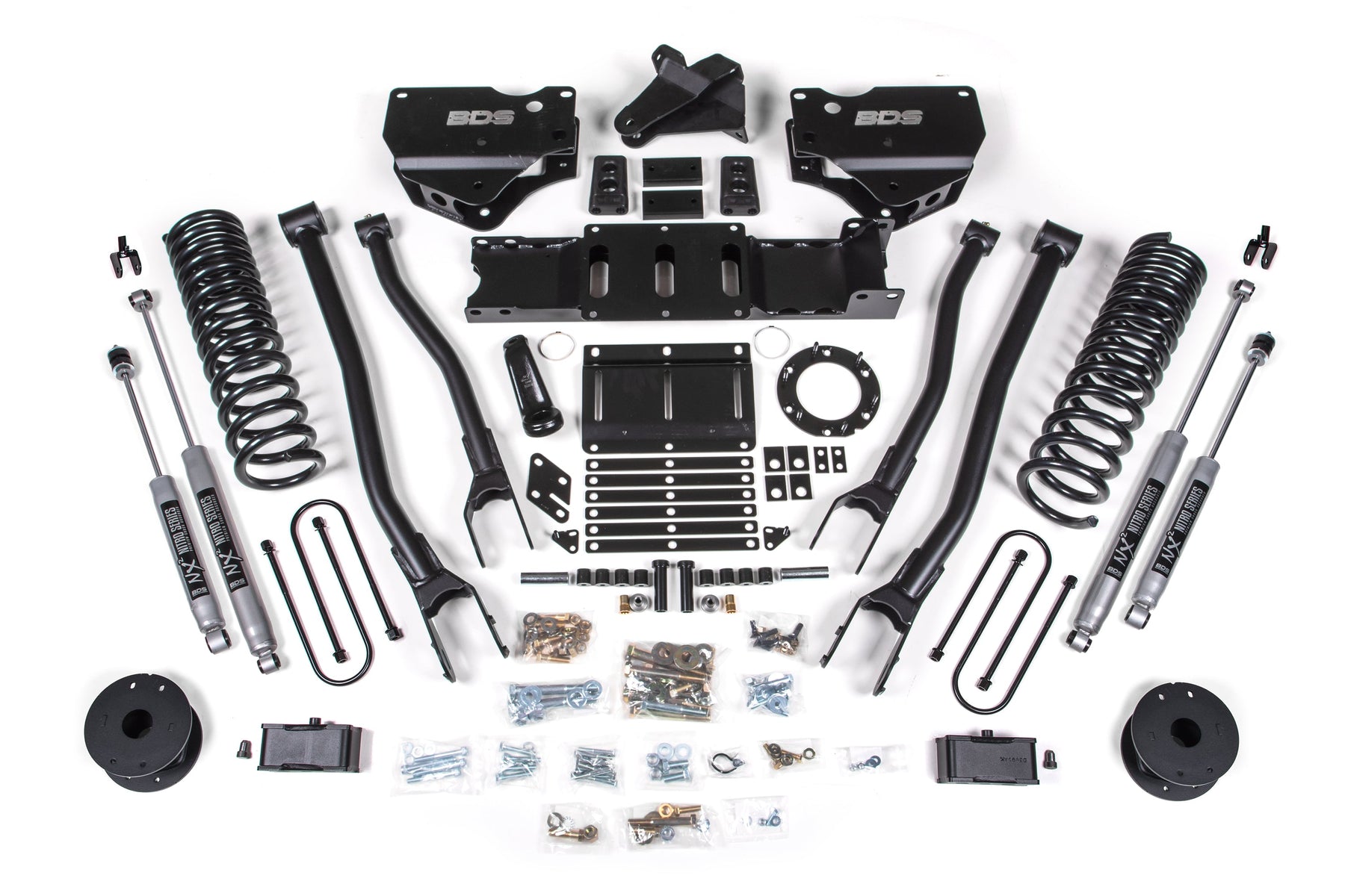 4 Inch Lift Kit w/ 4-Link | Ram 3500 w/ Rear Air Ride (19-24) 4WD | Diesel