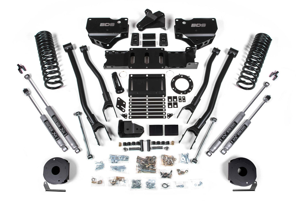 6 Inch Lift Kit w/ 4-Link | Ram 2500 w/ Rear Air Ride (19-24) 4WD | Diesel
