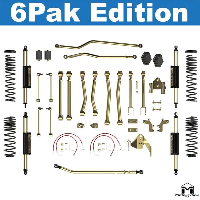 Jeep JK Wrangler 3.5" Game-Changer Suspension & Lift Kit, Right Hand Drive - 4 Door Unlimited