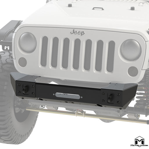 JK Wrangler Frame-Built Front Bumper #1200 – 46" Crawler Caps