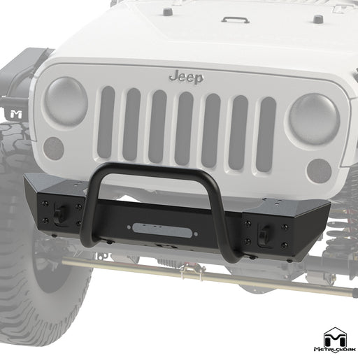 JK Wrangler Frame-Built Front Bumper #1201 – 46" Crawler Caps & Winch Guard