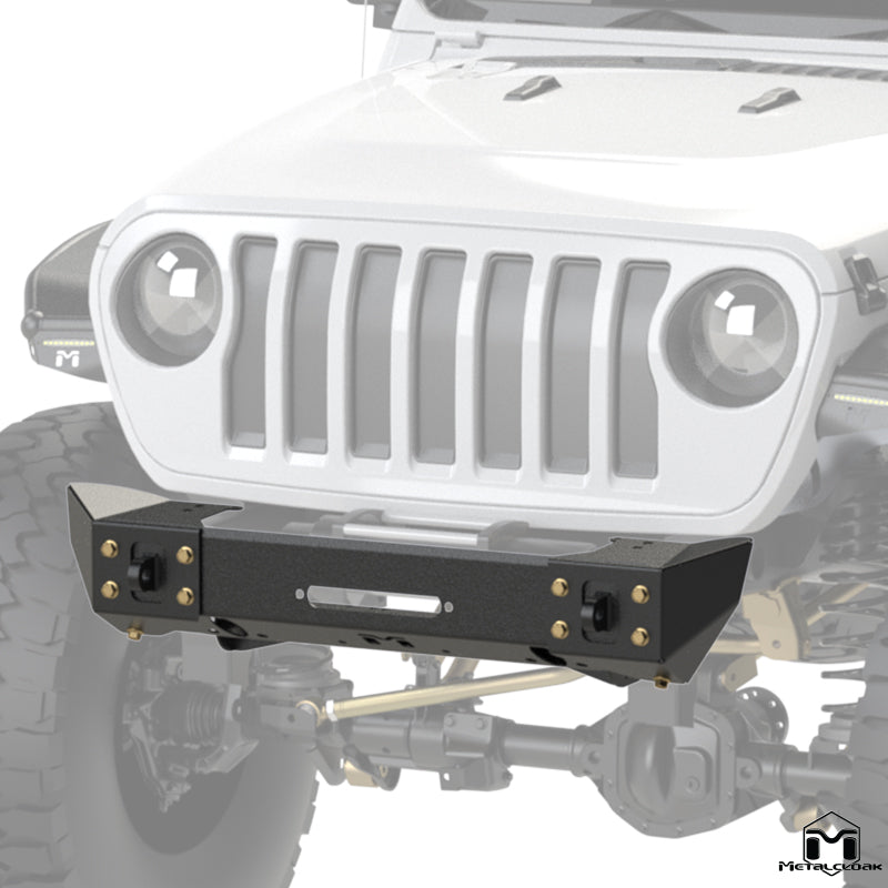 JL Wrangler / JT Gladiator Frame-Built Front Bumper #2200 – 46" Crawler Caps