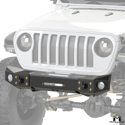 JL Wrangler / JT Gladiator Frame-Built Front Bumper #2500 – 49" Light Caps