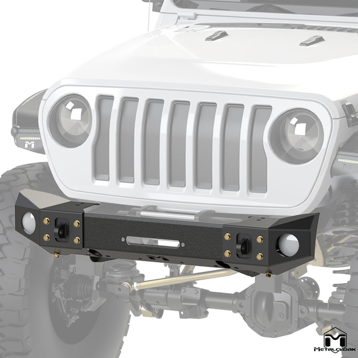 JL Wrangler / JT Gladiator Frame-Built Front Bumper #2500 – 49" Light Caps