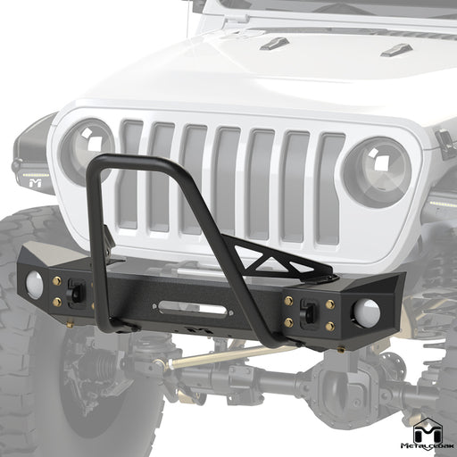 JL Wrangler / JT Gladiator Frame-Built Front Bumper #2502 – 49" Light Caps & Mid Stinger