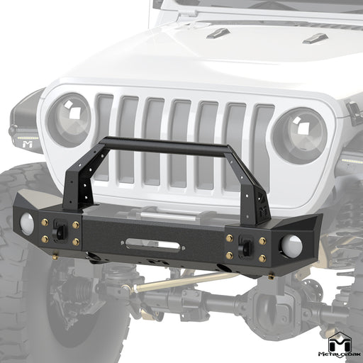 JL Wrangler / JT Gladiator Frame-Built Front Bumper #2504 – 49" Light Caps & Bull Bar