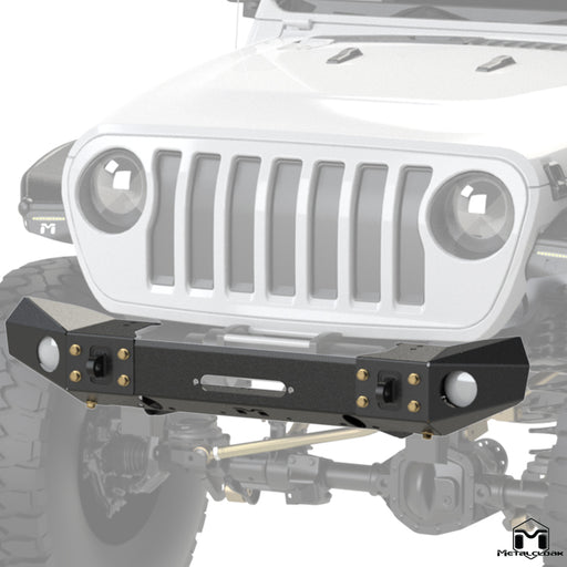 JL Wrangler / JT Gladiator Frame-Built Front Bumper #2400 – 56" Light Caps
