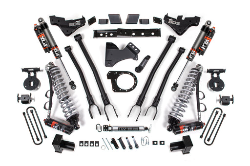 7 Inch Lift Kit w/ 4-Link | FOX 2.5 Performance Elite Coilover Conversion | Ford F350 Super Duty DRW (23-27) 4WD | Diesel