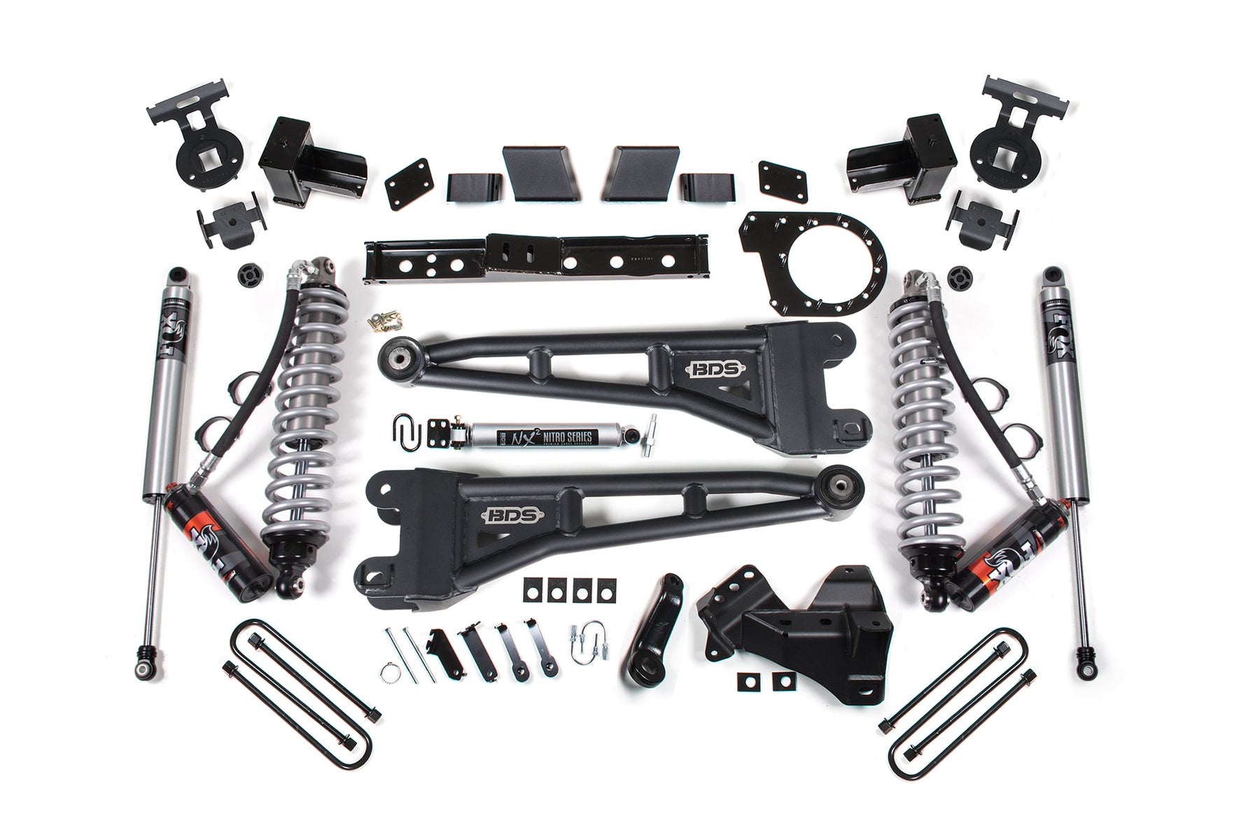 7 Inch Lift Kit w/ Radius Arm | FOX 2.5 Coilover Conversion - Performance Elite | Ford F350 Super Duty DRW (23-27) 4WD | Diesel
