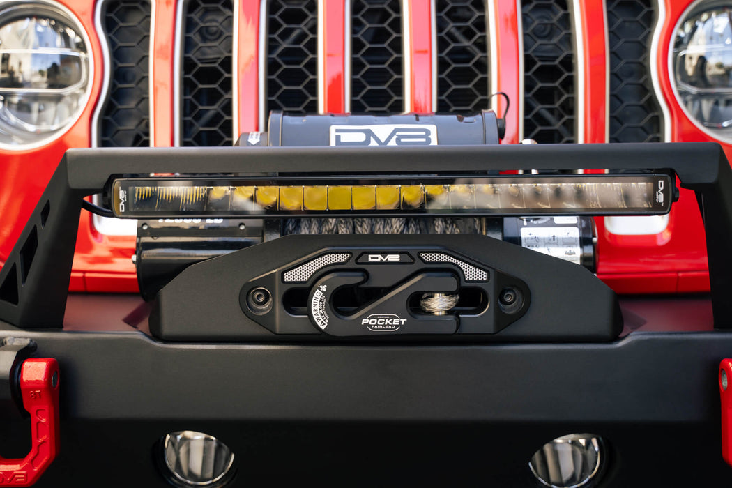 DV8 2007-2026 Jeep Wrangler & Gladiator – FS-25 Stubby Front Bumper – FBJL-06