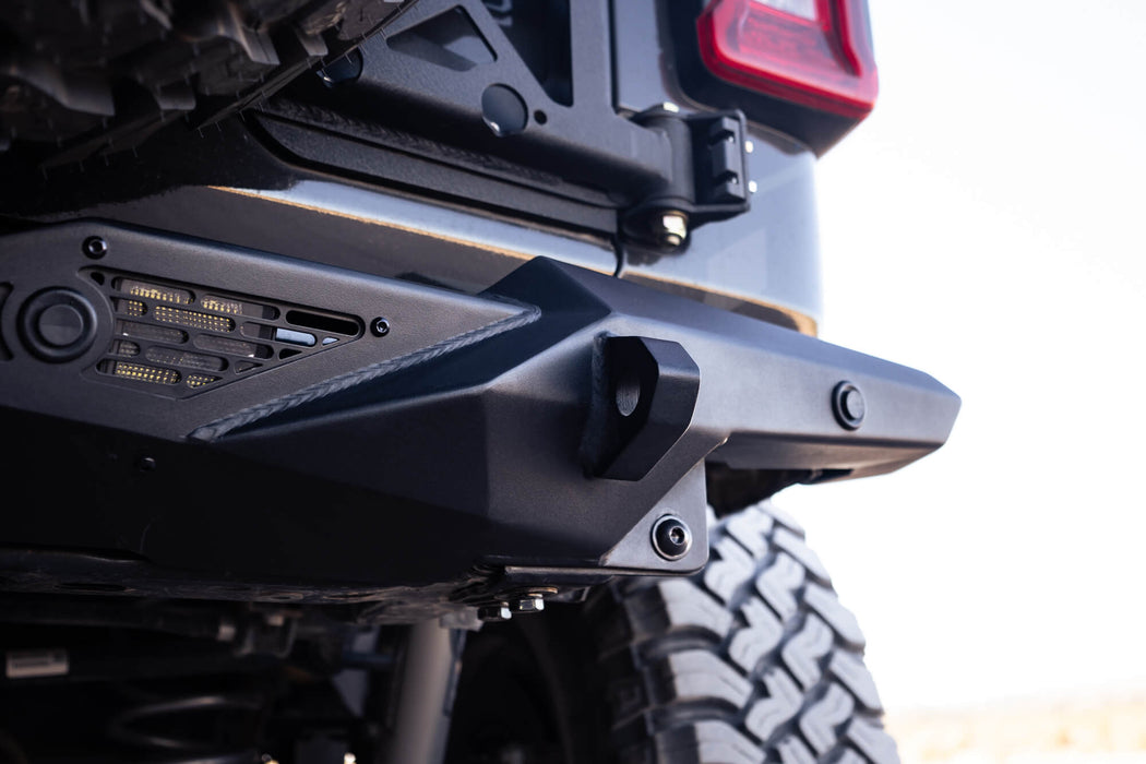 DV8 2018-2026 Wrangler JL – Spec Series Rear Bumper – RBJL-09