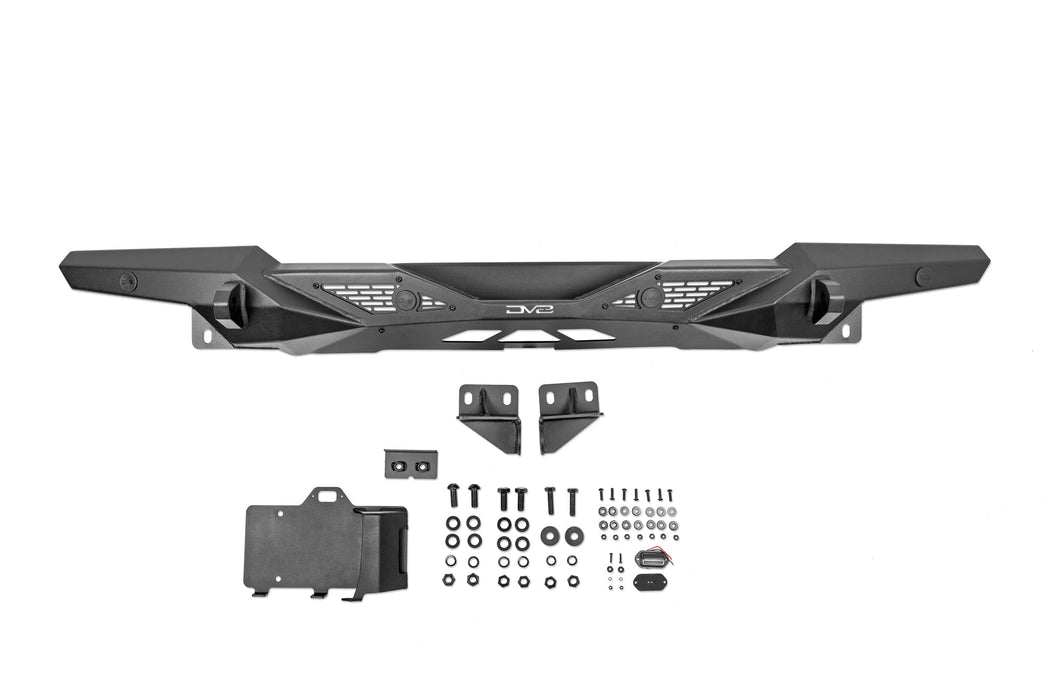DV8 2018-2026 Wrangler JL – Spec Series Rear Bumper – RBJL-09