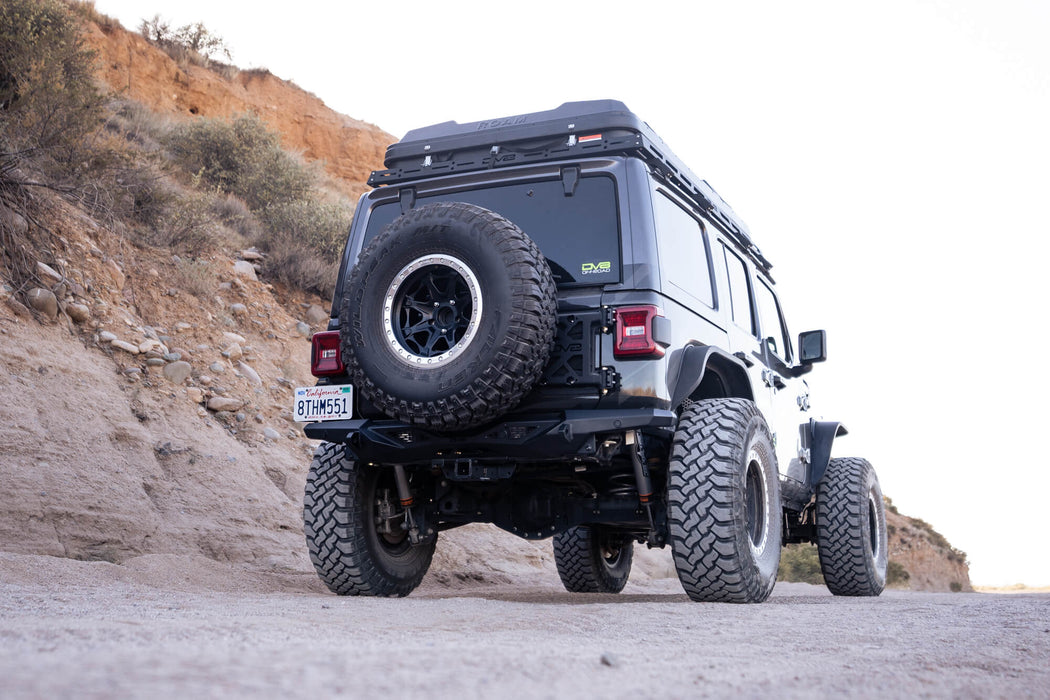 DV8 2018-2026 Wrangler JL – Spec Series Rear Bumper – RBJL-09