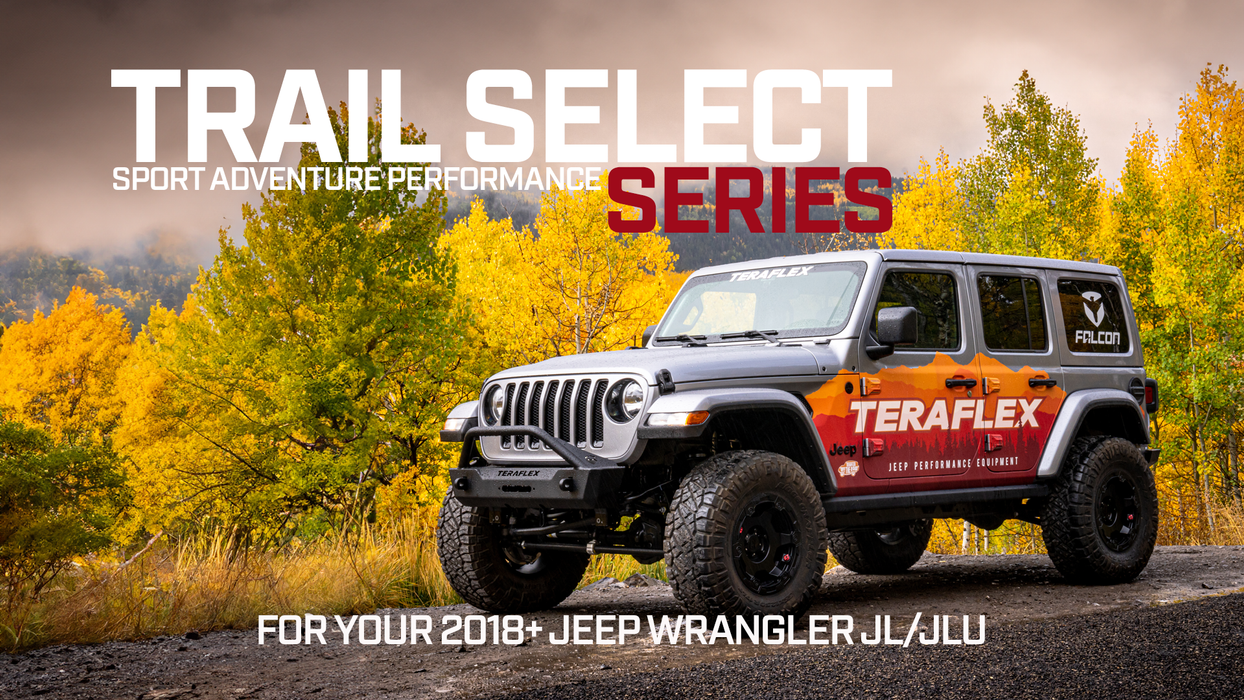 TeraFlex 1541000 2.5" Trail Select Sport Kit with Falcon 1.1 Shocks, Jeep Wrangler JL