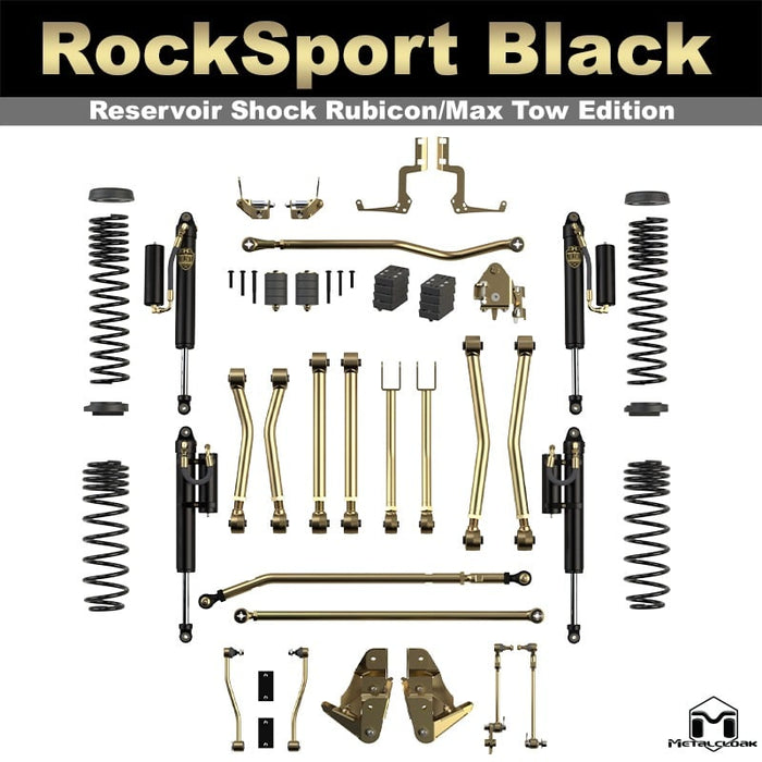 Jeep JL Wrangler 5.5" Game-Changer Suspension & Lift Kit - 2 Door - Front Geometry: Pro'lignment Kit - Rear Geometry: Stock