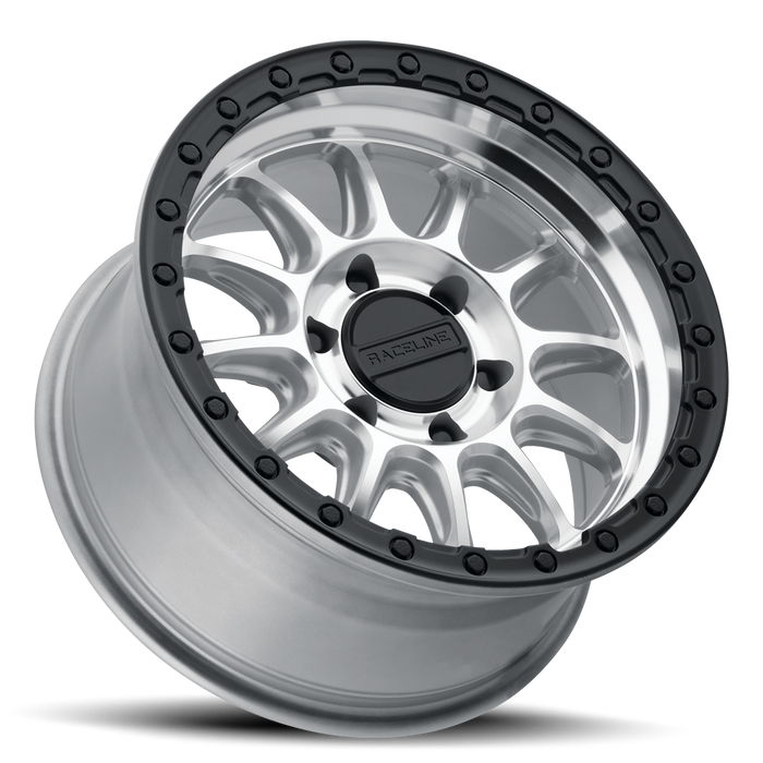 Raceline 960MB Alpha Wheel - Machined - Black Ring