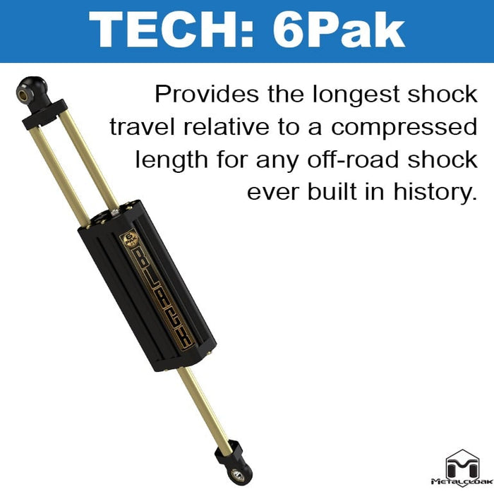 Jeep JL Wrangler 4.5" 4-Link, Bolt-On Long Arm Suspension & Lift Kit, 4-Door - Rear Control Arm Selection: Rear Bolt-On Full Long Arms